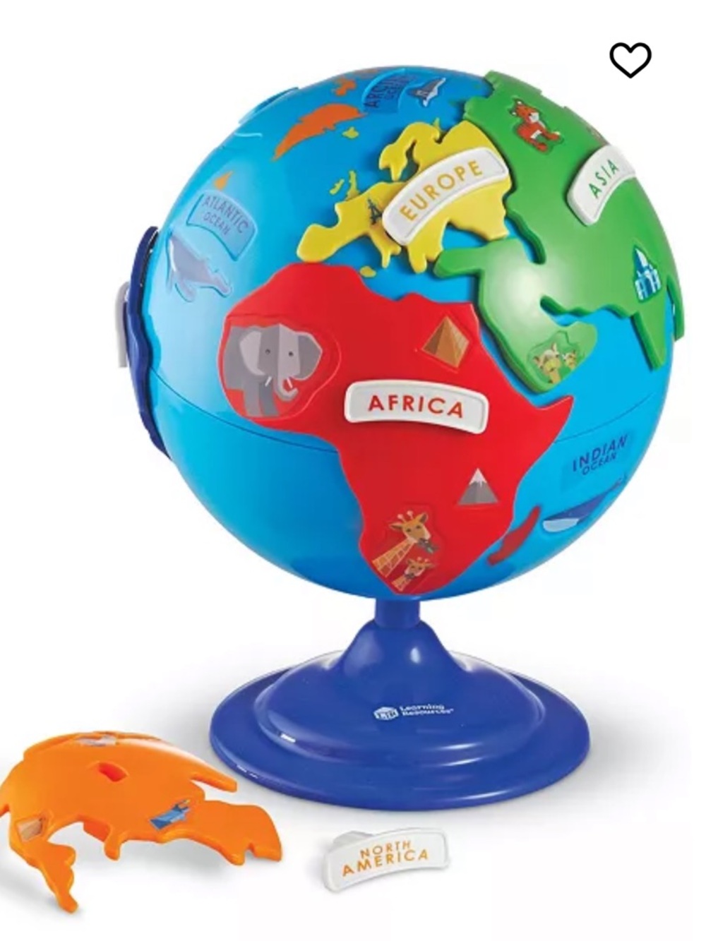 ❤️ Learning Resources Learning Essentials - Puzzle Globe - Picture 2 of 15